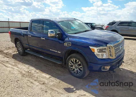 2017 Nissan Titan Xd Platinum Reserve Diesel from USA, damaged, VIN 1N6BA1F45HN572943